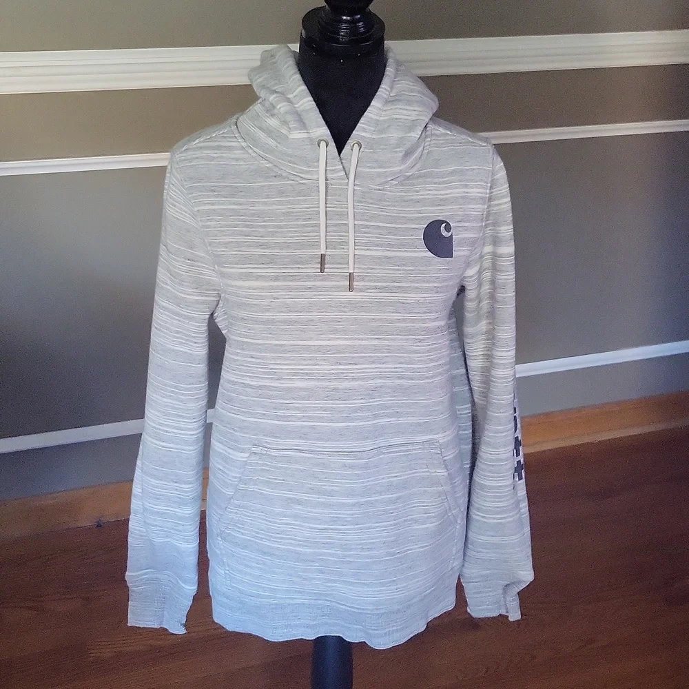 CARHARTT Women's Clarksburg Hoodie Size Medium Shadow Space Dye - Picture 1 of 7